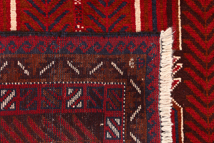 Firebrick Baluchi 3' 7 x 6' - No. 54273 - ALRUG Rug Store