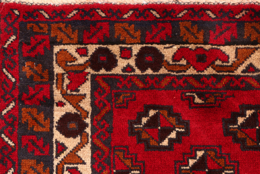 Firebrick Baluchi 3' 3 x 5' 10 - No. 54275 - ALRUG Rug Store