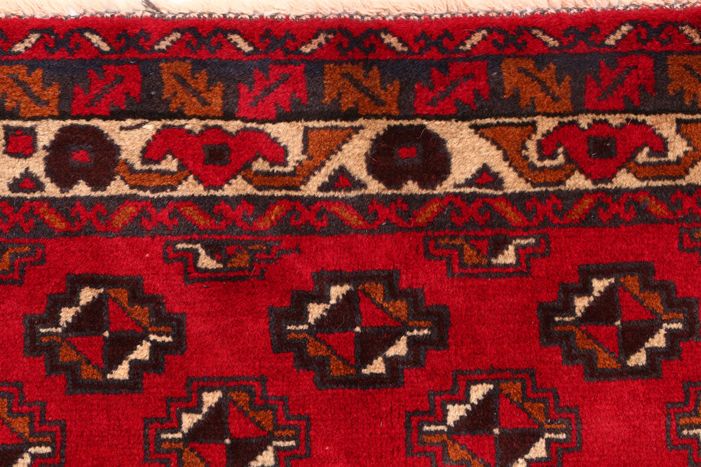 Firebrick Baluchi 3' 3 x 5' 10 - No. 54275 - ALRUG Rug Store