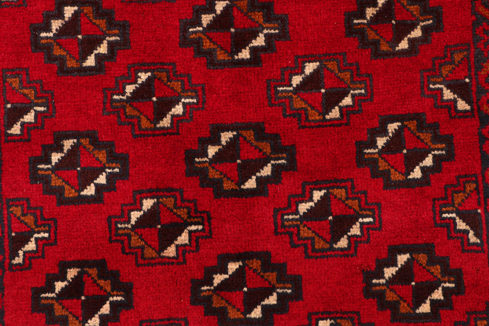 Firebrick Baluchi 3' 3 x 5' 10 - No. 54275 - ALRUG Rug Store