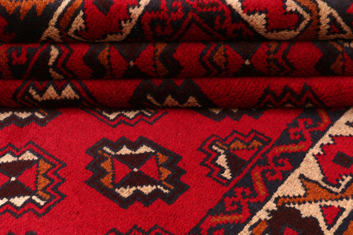 Firebrick Baluchi 3' 3 x 5' 10 - No. 54275 - ALRUG Rug Store