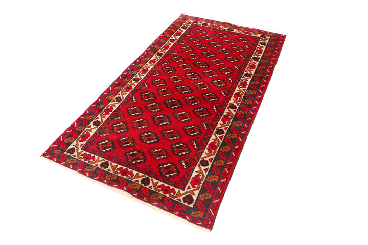 Firebrick Baluchi 3' 3 x 5' 10 - No. 54275 - ALRUG Rug Store