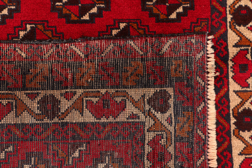 Firebrick Baluchi 3' 3 x 5' 10 - No. 54275 - ALRUG Rug Store