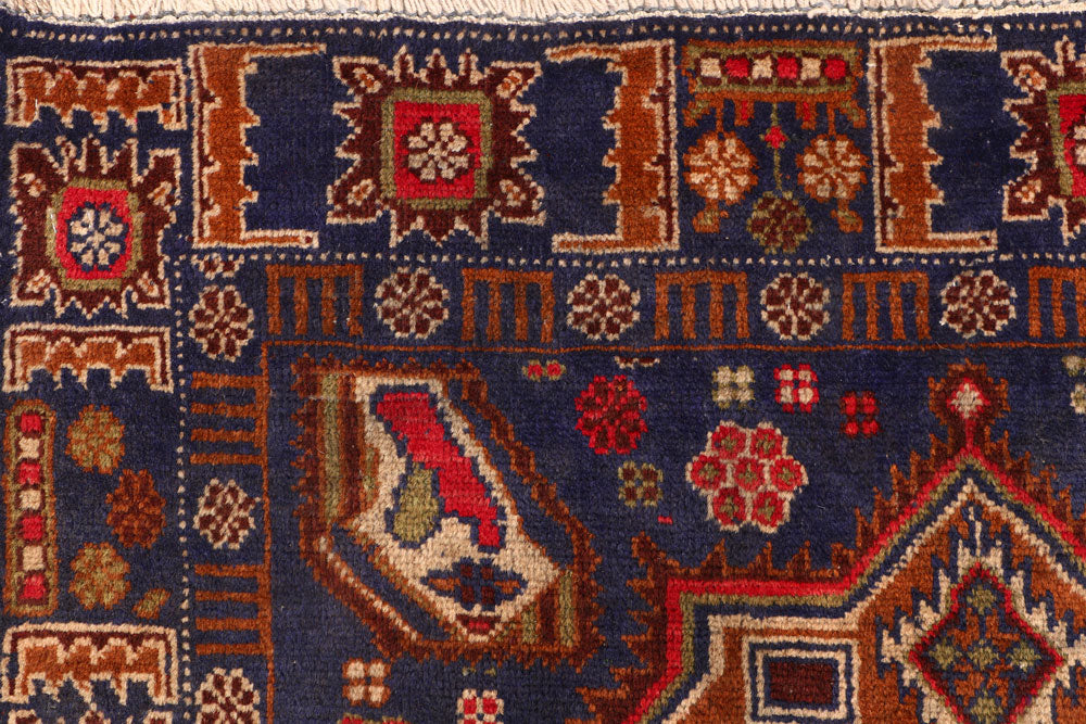 Midnight Blue Baluchi 3' 10 x 6' 2 - No. 54281 - ALRUG Rug Store