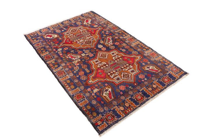 Midnight Blue Baluchi 3' 10 x 6' 2 - No. 54281 - ALRUG Rug Store