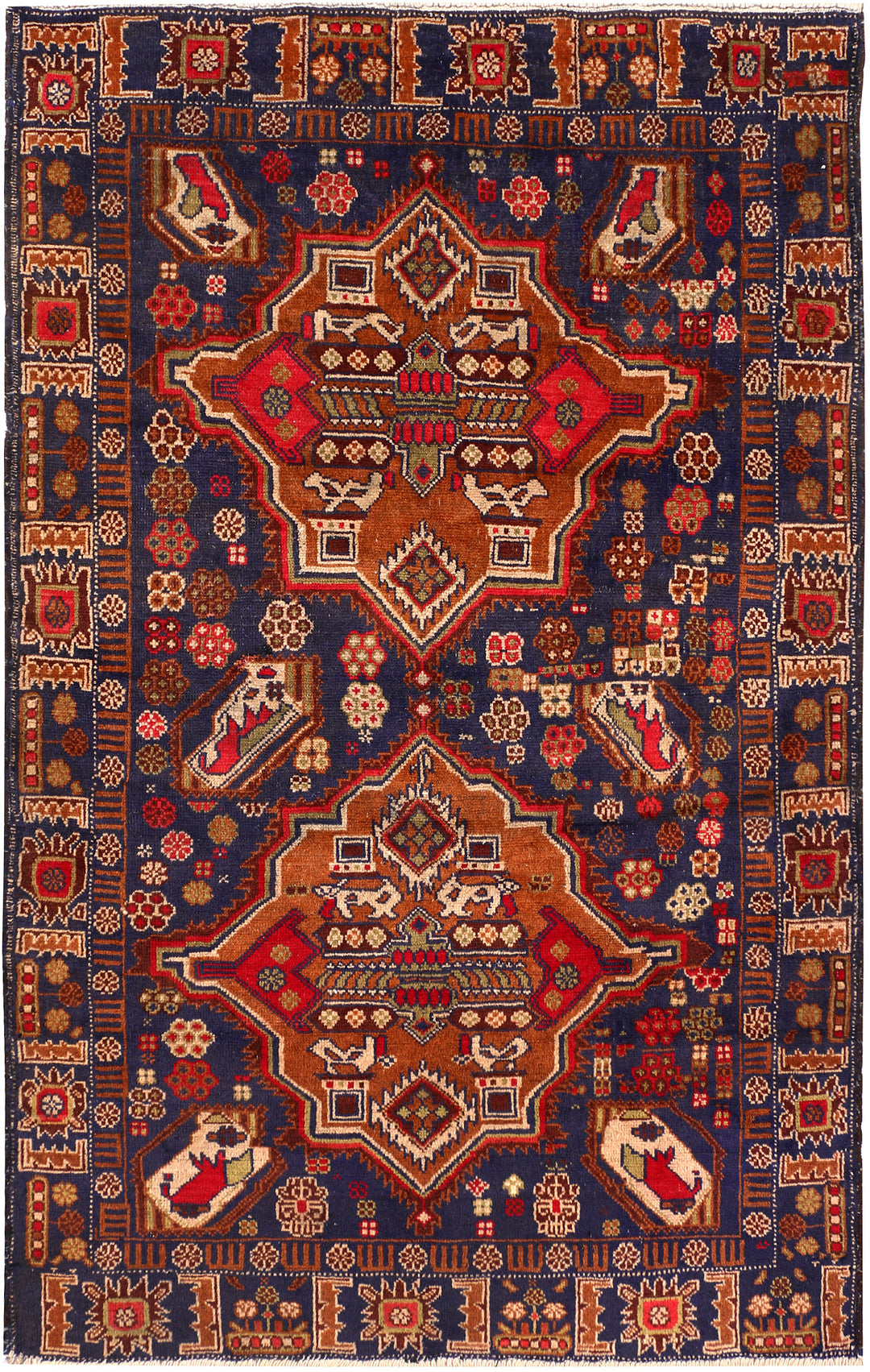 Midnight Blue Baluchi 3' 10 x 6' 2 - No. 54281 - ALRUG Rug Store