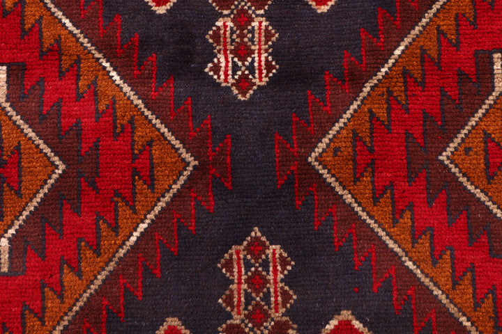 Firebrick Baluchi 3' 6 x 6' 4 - No. 54282 - ALRUG Rug Store
