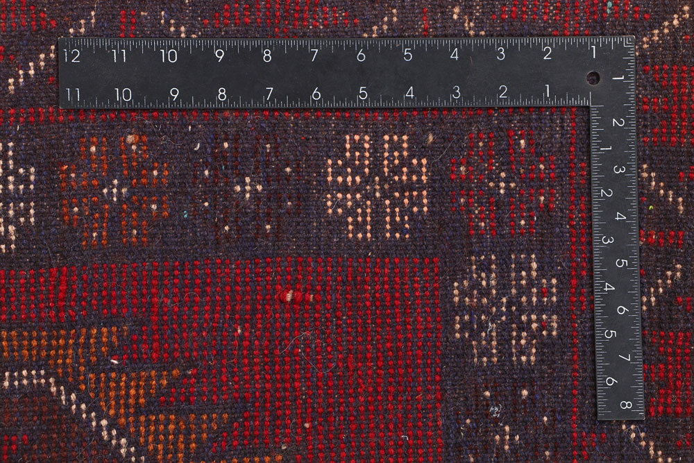 Firebrick Baluchi 3' 6 x 6' 4 - No. 54282 - ALRUG Rug Store