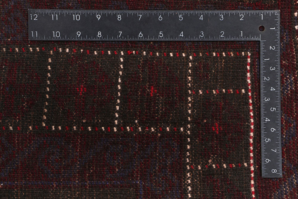 Dark Slateblue Baluchi 3' 5 x 5' 9 - No. 54284 - ALRUG Rug Store