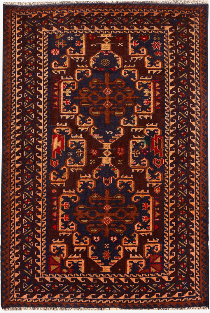 Baluchi 3' 7 x 5' 5 - No. 54286 - ALRUG Rug Store
