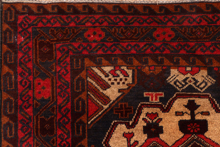 Multi Colored Baluchi 3' 4 x 6' 8 - No. 54289 - ALRUG Rug Store