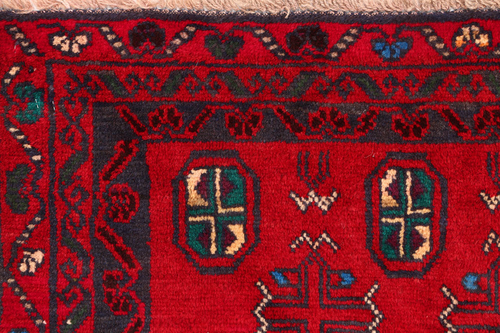 Firebrick Baluchi 3' 7 x 5' 10 - No. 54291 - ALRUG Rug Store