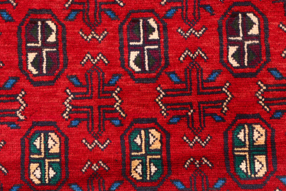 Firebrick Baluchi 3' 7 x 5' 10 - No. 54291 - ALRUG Rug Store