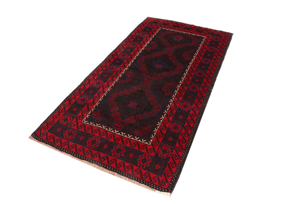 Midnight Blue Baluchi 3' 4 x 6' 3 - No. 54293 - ALRUG Rug Store
