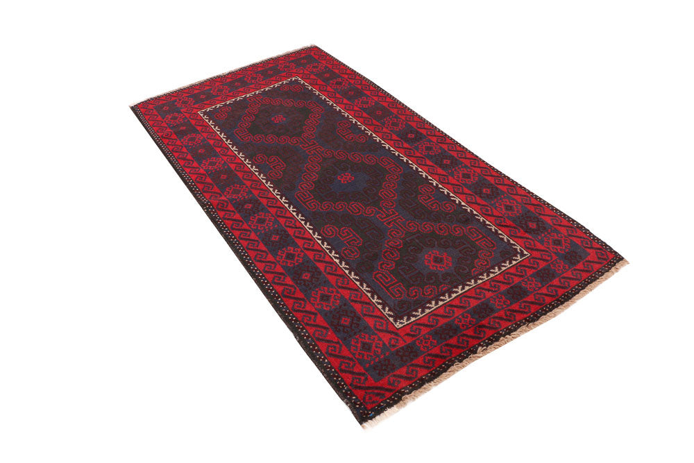 Midnight Blue Baluchi 3' 4 x 6' 3 - No. 54293 - ALRUG Rug Store