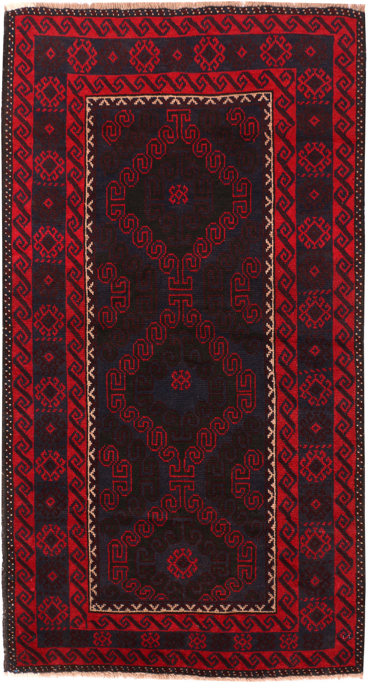 Midnight Blue Baluchi 3' 4 x 6' 3 - No. 54293 - ALRUG Rug Store