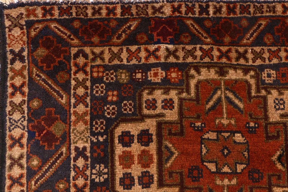 Multi Colored Baluchi 3' 2 x 6' 9 - No. 54296 - ALRUG Rug Store