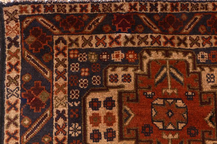 Multi Colored Baluchi 3' 2 x 6' 9 - No. 54296 - ALRUG Rug Store