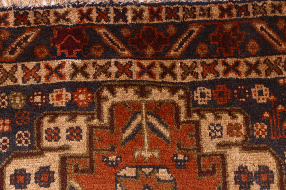 Multi Colored Baluchi 3' 2 x 6' 9 - No. 54296 - ALRUG Rug Store
