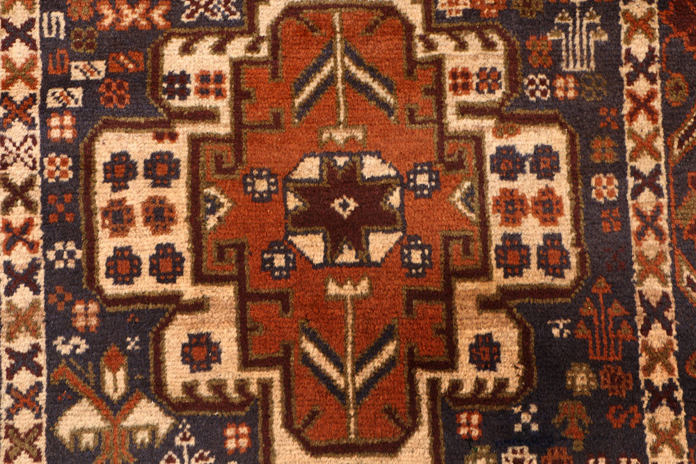 Multi Colored Baluchi 3' 2 x 6' 9 - No. 54296 - ALRUG Rug Store