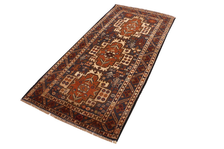 Multi Colored Baluchi 3' 2 x 6' 9 - No. 54296 - ALRUG Rug Store