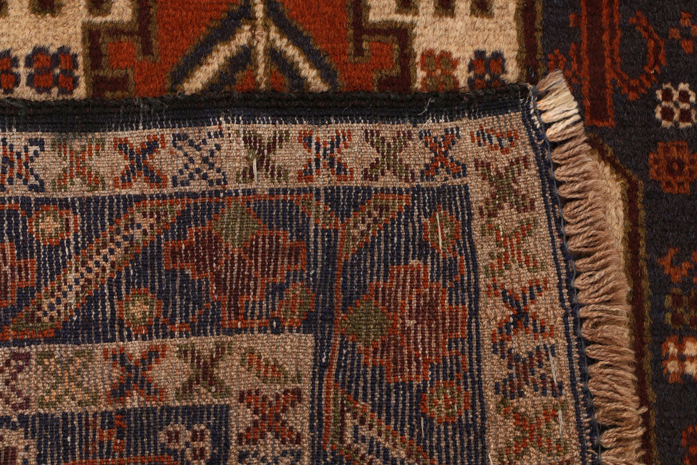 Multi Colored Baluchi 3' 2 x 6' 9 - No. 54296 - ALRUG Rug Store