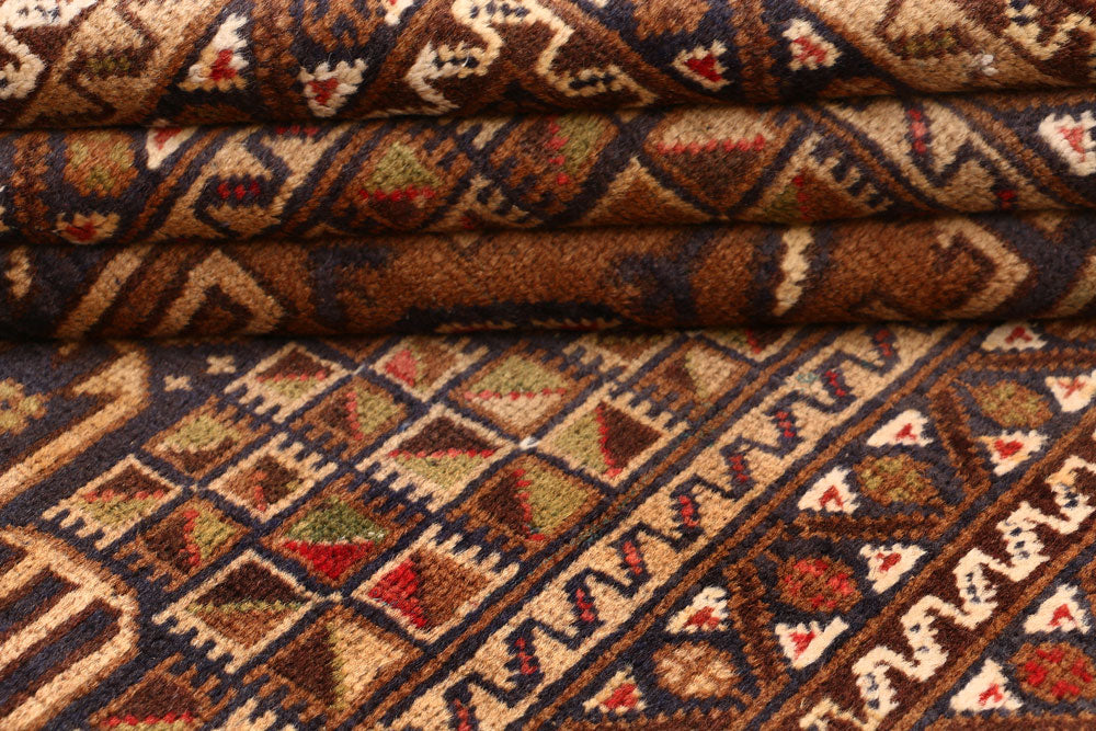 Multi Colored Baluchi 3' 2 x 6' 3 - No. 54298 - ALRUG Rug Store