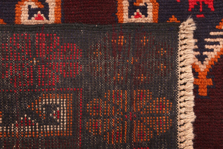 Maroon Baluchi 3' 8 x 5' 11 - No. 54421 - ALRUG Rug Store