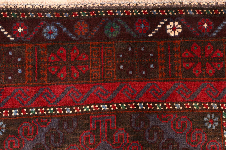 Multi Colored Baluchi 3' 7 x 6' 2 - No. 54422 - ALRUG Rug Store