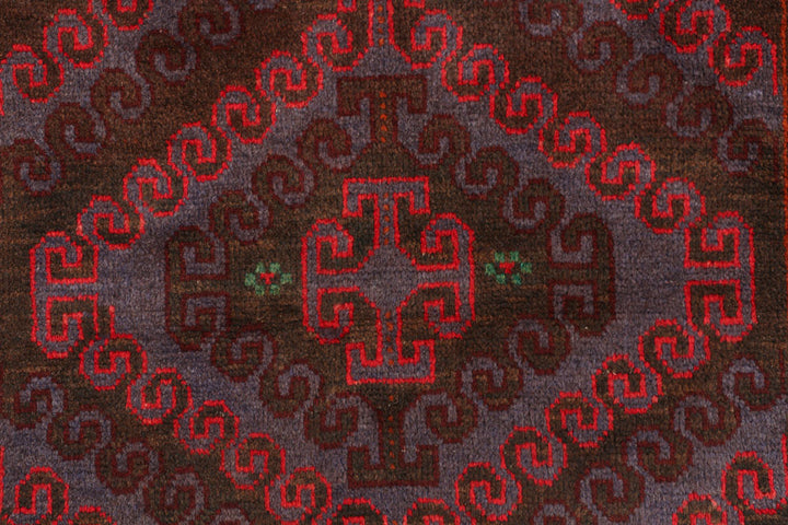 Multi Colored Baluchi 3' 7 x 6' 2 - No. 54422 - ALRUG Rug Store