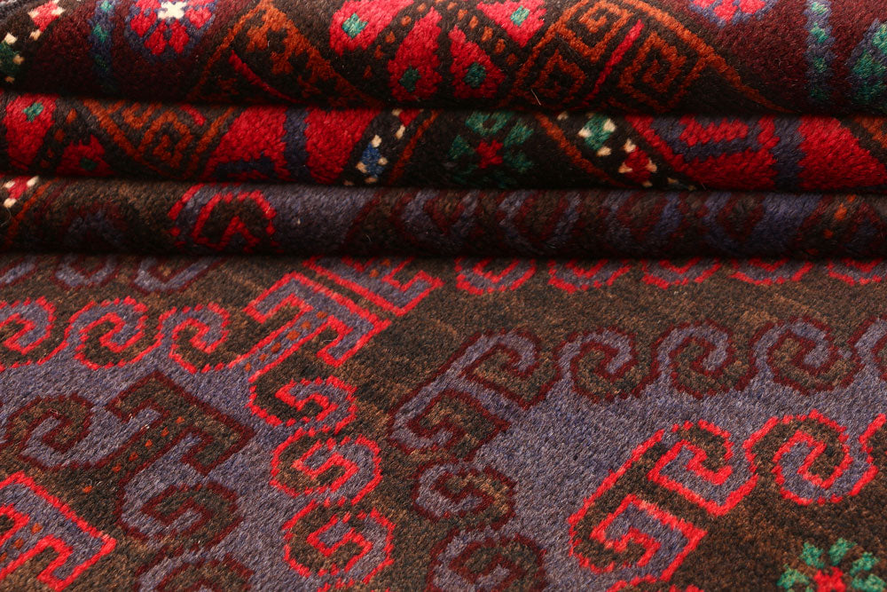 Multi Colored Baluchi 3' 7 x 6' 2 - No. 54422 - ALRUG Rug Store