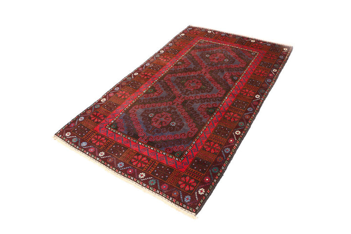 Multi Colored Baluchi 3' 7 x 6' 2 - No. 54422 - ALRUG Rug Store