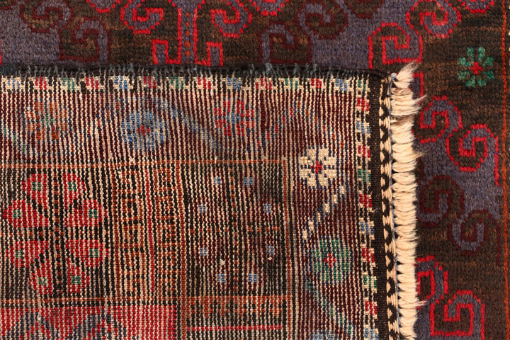 Multi Colored Baluchi 3' 7 x 6' 2 - No. 54422 - ALRUG Rug Store