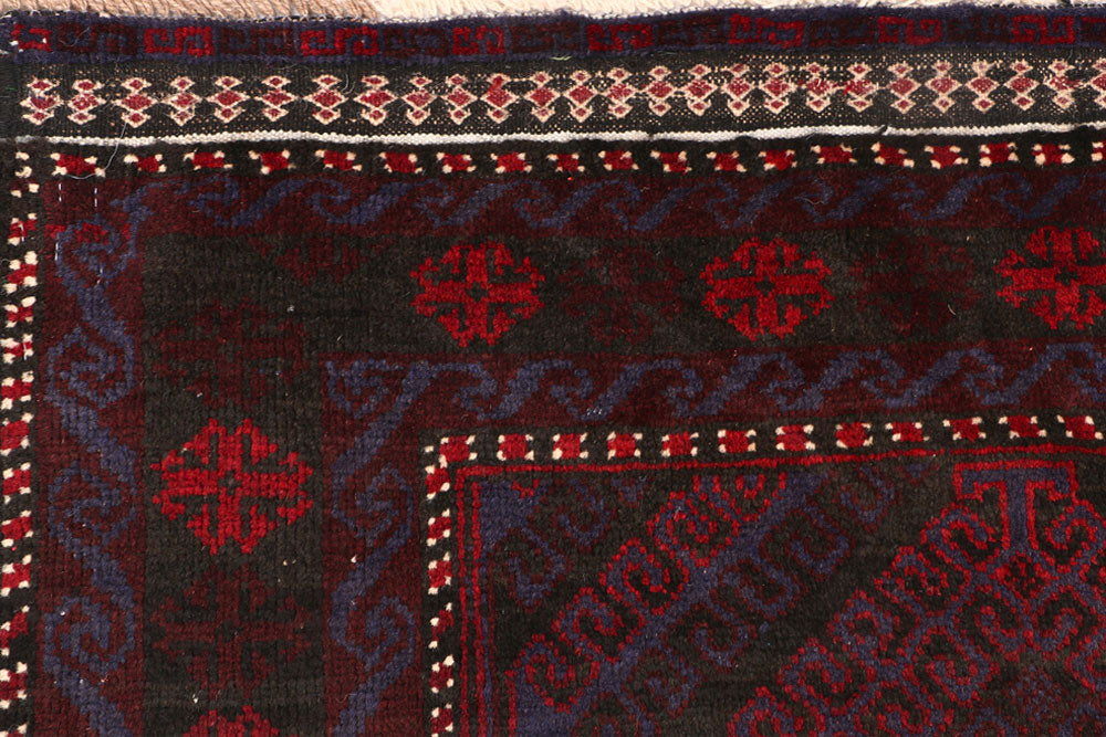 Multi Colored Baluchi 3' 7 x 5' 10 - No. 54423 - ALRUG Rug Store