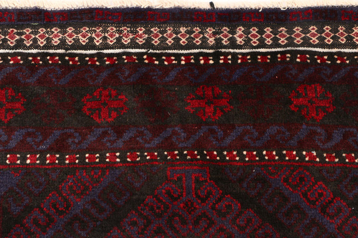 Multi Colored Baluchi 3' 7 x 5' 10 - No. 54423 - ALRUG Rug Store
