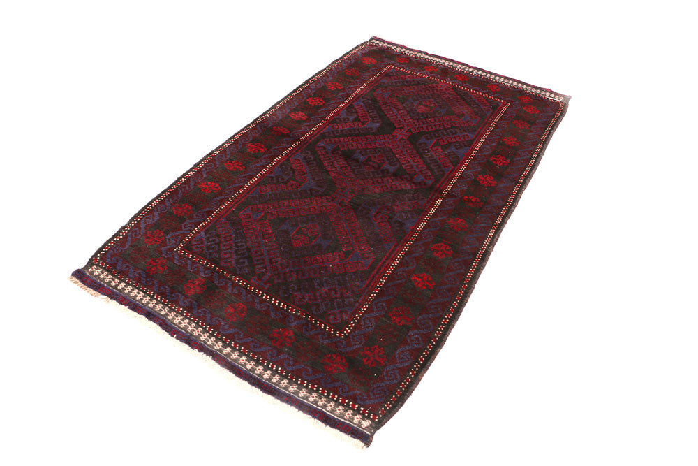 Multi Colored Baluchi 3' 7 x 5' 10 - No. 54423 - ALRUG Rug Store