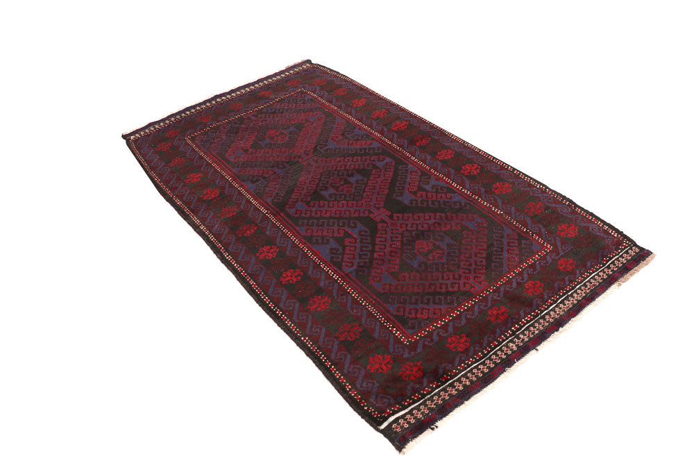 Multi Colored Baluchi 3' 7 x 5' 10 - No. 54423 - ALRUG Rug Store