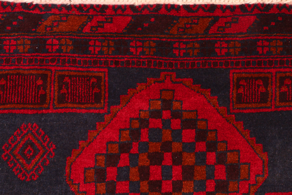 Midnight Blue Baluchi 3' 6 x 6' - No. 54424 - ALRUG Rug Store