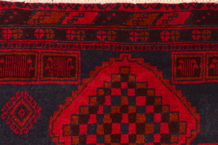 Midnight Blue Baluchi 3' 6 x 6' - No. 54424 - ALRUG Rug Store