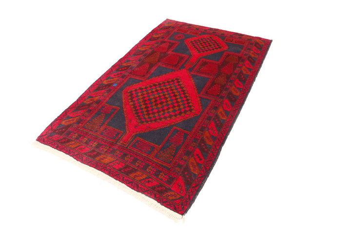 Midnight Blue Baluchi 3' 6 x 6' - No. 54424 - ALRUG Rug Store