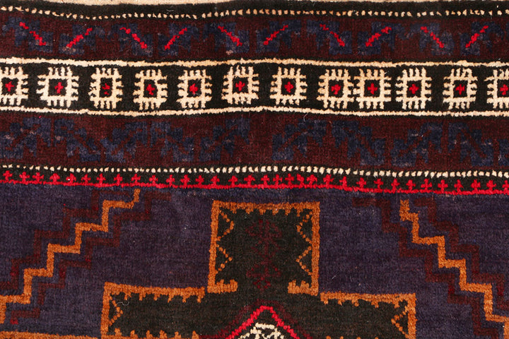 Midnight Blue Baluchi 3' 8 x 5' 9 - No. 54427 - ALRUG Rug Store