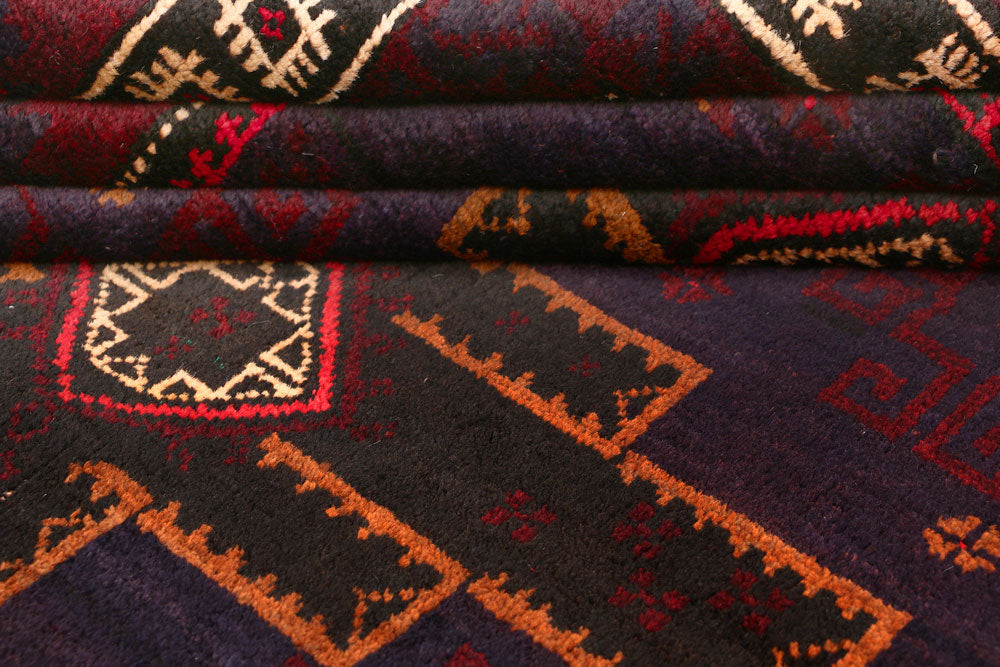 Midnight Blue Baluchi 3' 8 x 5' 9 - No. 54427 - ALRUG Rug Store