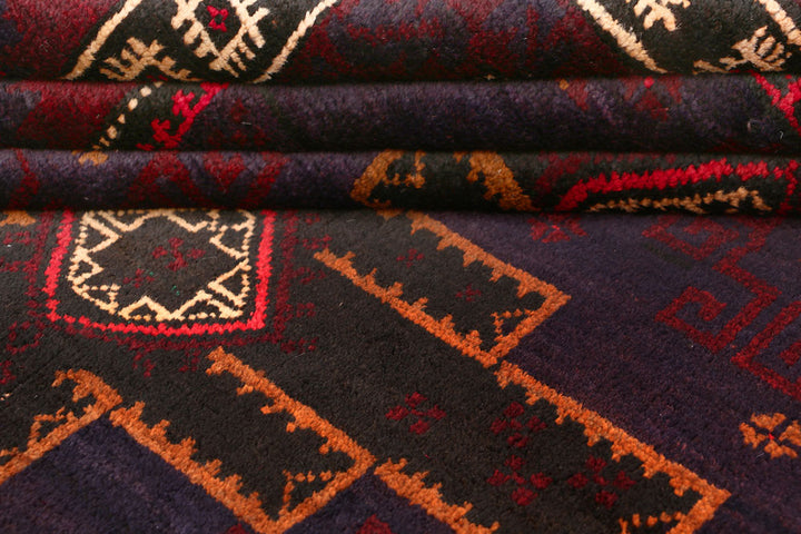 Midnight Blue Baluchi 3' 8 x 5' 9 - No. 54427 - ALRUG Rug Store