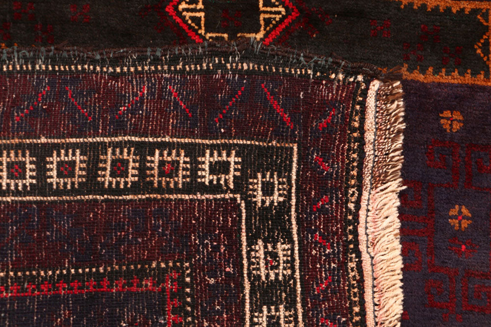 Midnight Blue Baluchi 3' 8 x 5' 9 - No. 54427 - ALRUG Rug Store