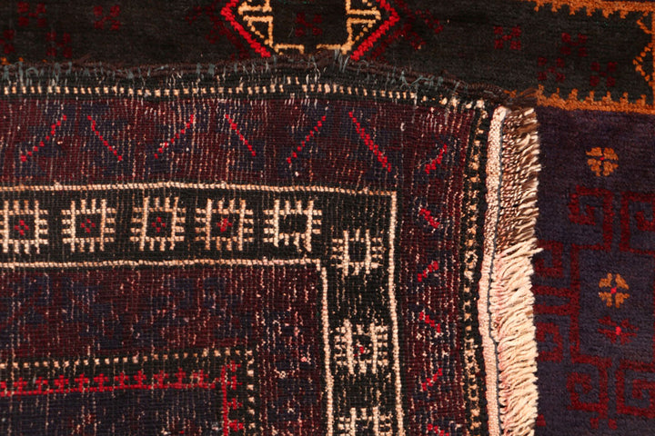 Midnight Blue Baluchi 3' 8 x 5' 9 - No. 54427 - ALRUG Rug Store