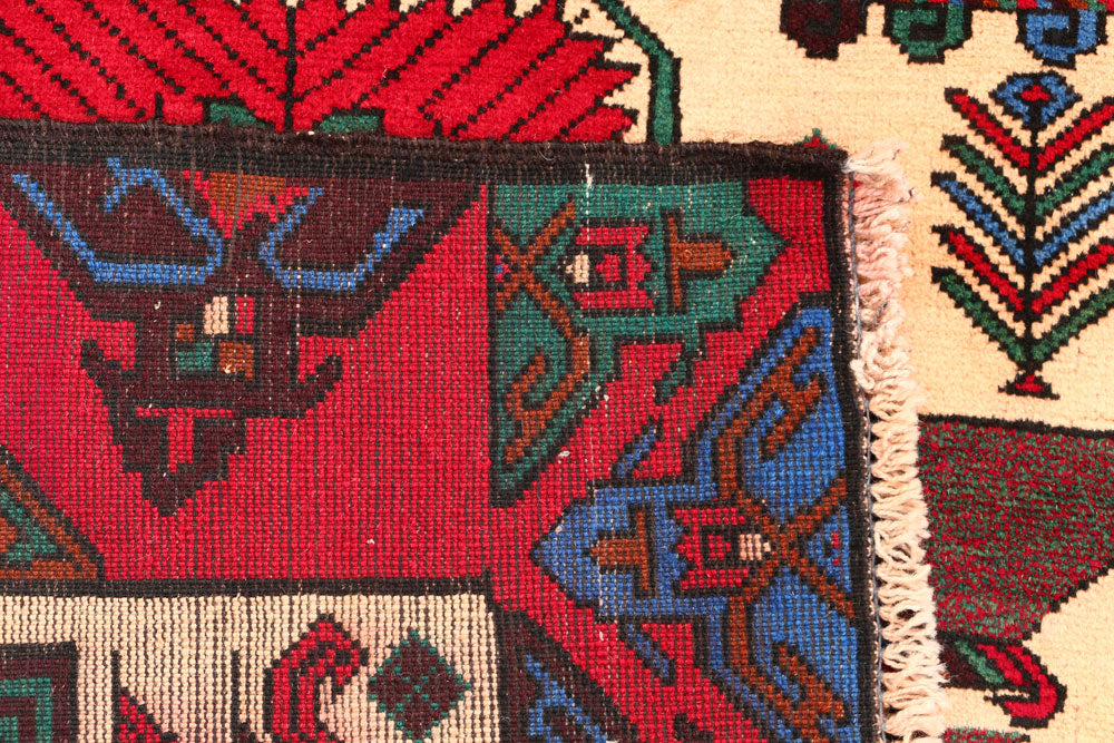 Multi Colored Baluchi 3' 7 x 6' - No. 54429 - ALRUG Rug Store