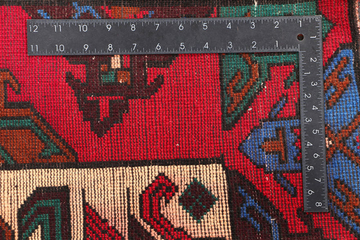 Multi Colored Baluchi 3' 7 x 6' - No. 54429 - ALRUG Rug Store