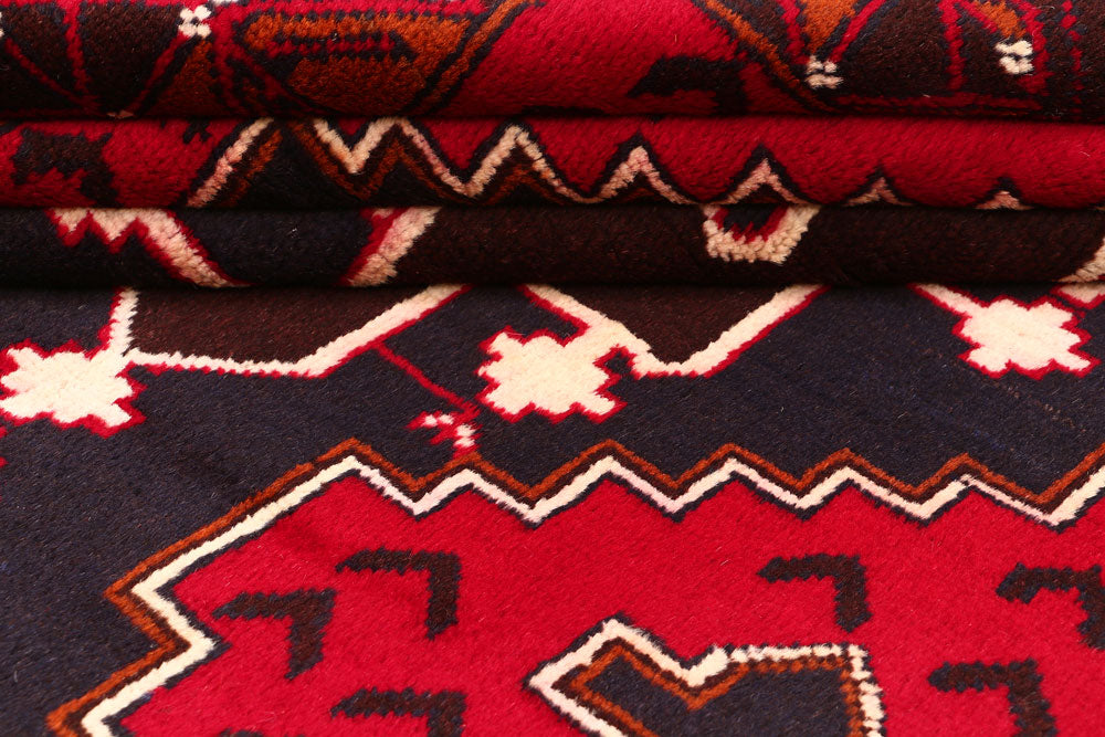 Firebrick Baluchi 3' 6 x 5' 9 - No. 54430 - ALRUG Rug Store