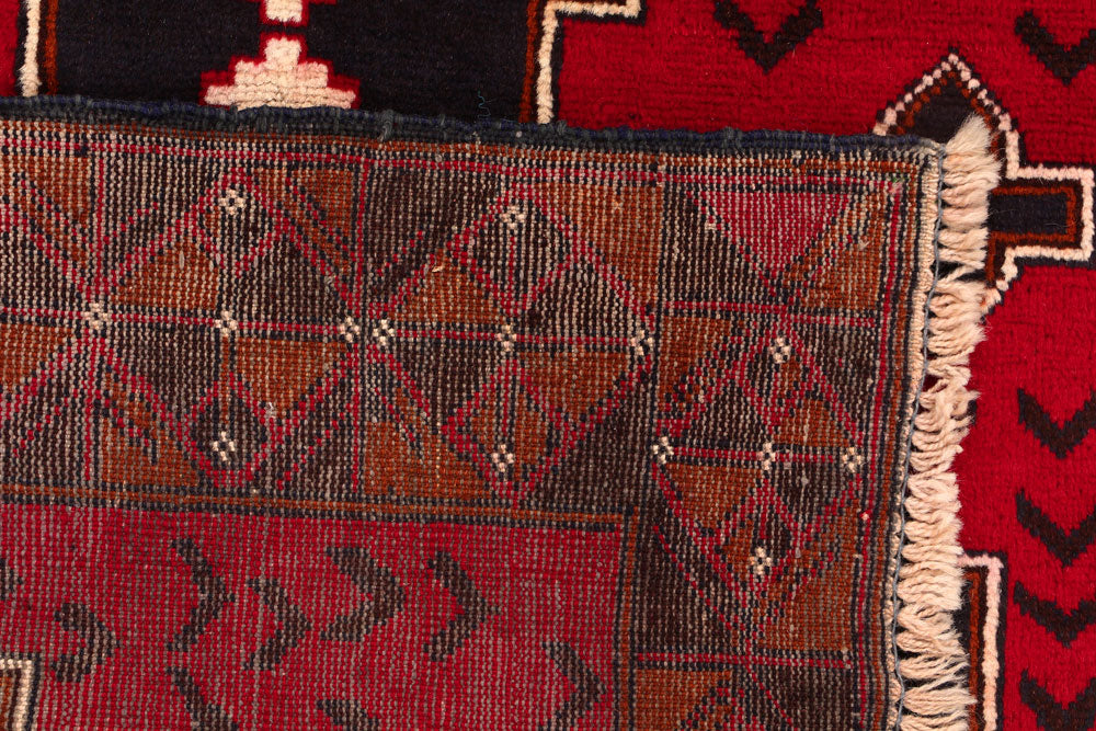 Firebrick Baluchi 3' 6 x 5' 9 - No. 54430 - ALRUG Rug Store