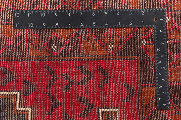 Firebrick Baluchi 3' 6 x 5' 9 - No. 54430 - ALRUG Rug Store